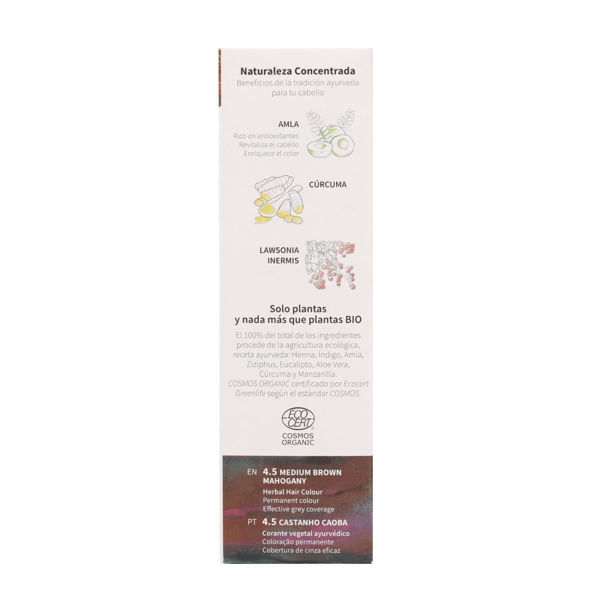 Tinte Chroma BIO Castaño Caoba 4.5 100 g