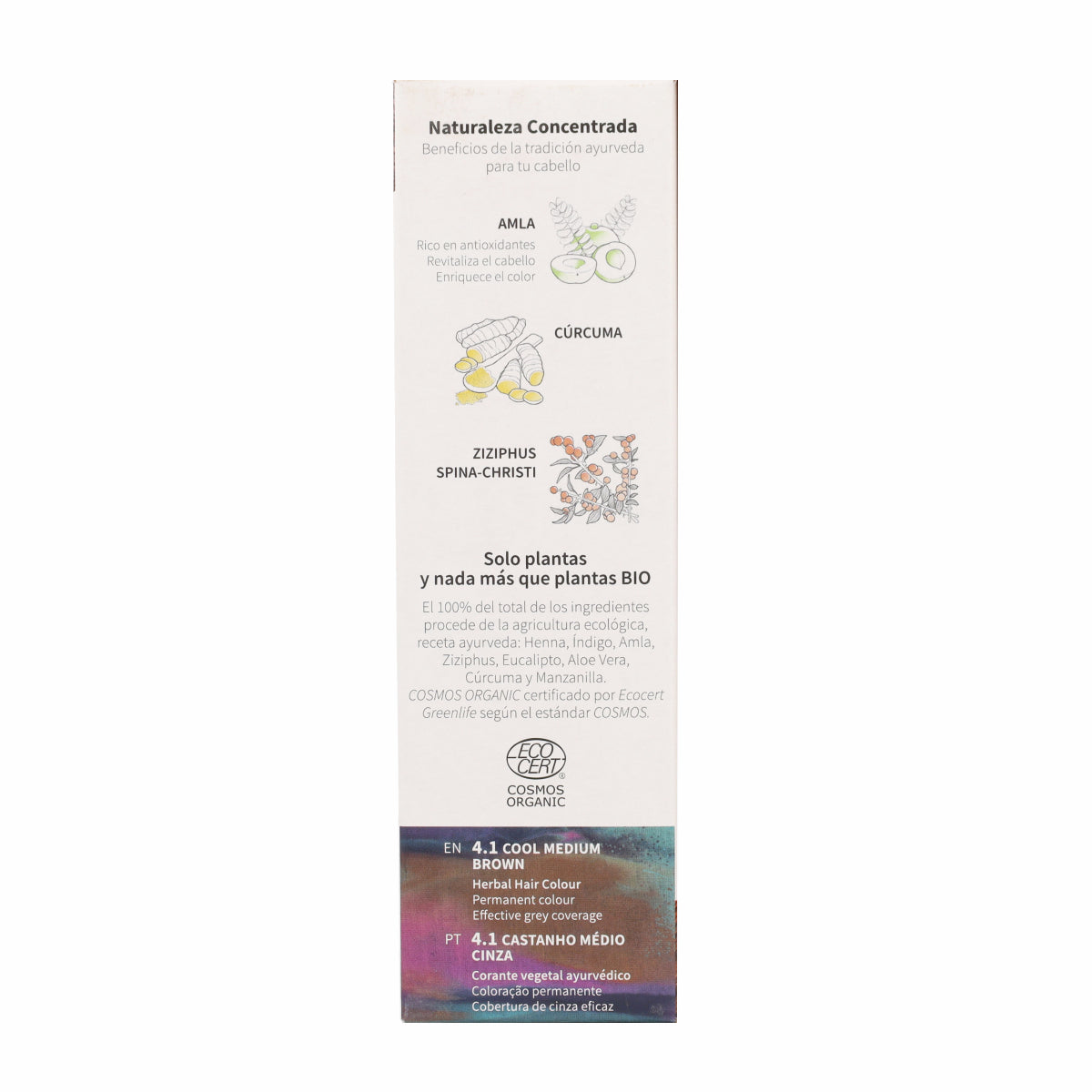 Tinte Chroma BIO Castaño Medio Ceniza 4.1 100 g