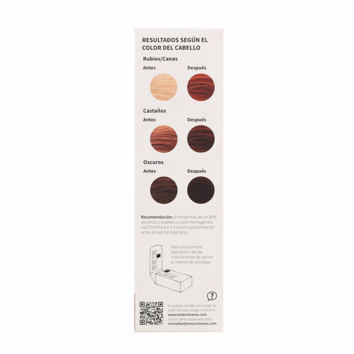 Tinte Chroma BIO Castaño Oscuro Caoba 3.4 100 g