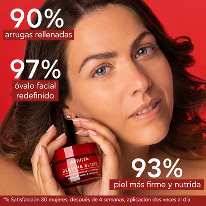 Creme Lifting Antirrugas e Firmeza - Textura Rica BEEVINE ELIXIR, APIVITA 50 ml