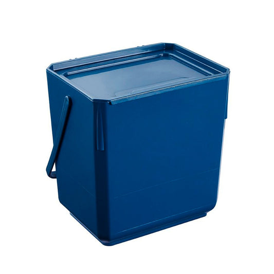 Papelera 20,5x19x14,5 Cms, Eco Azul_0