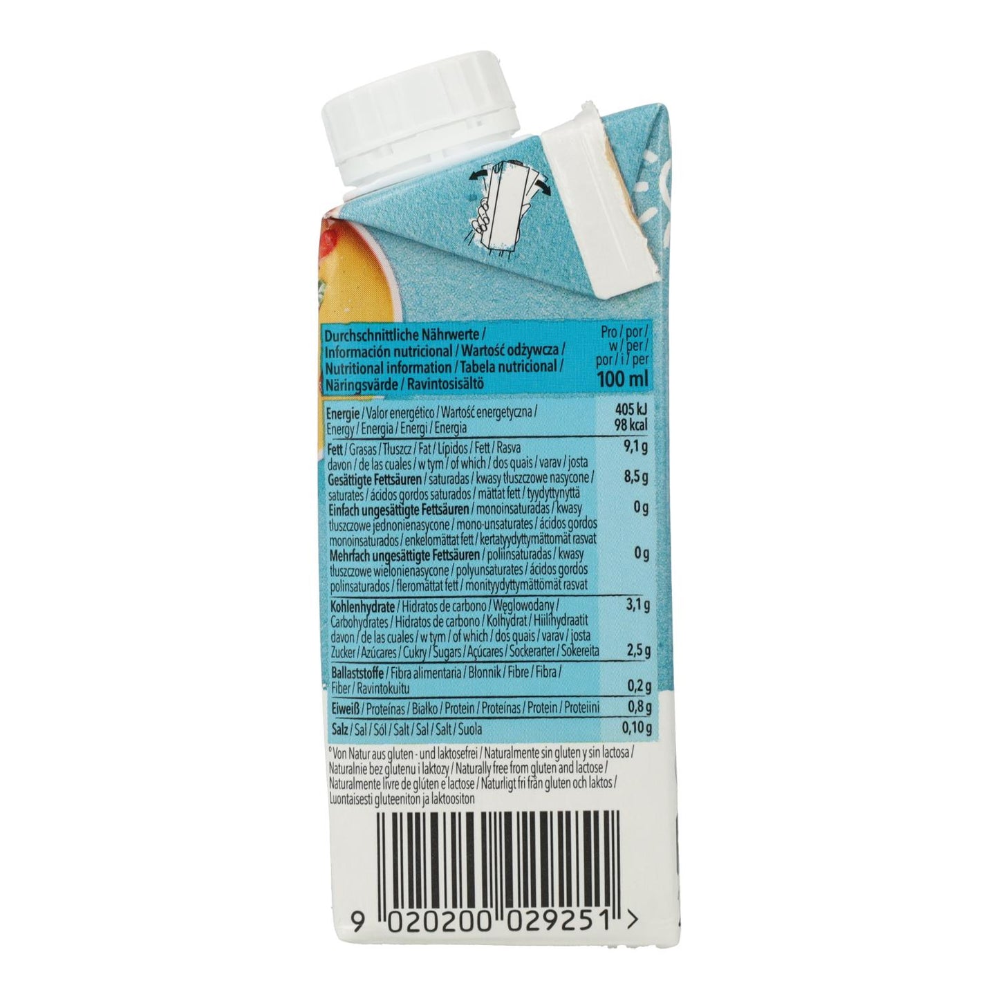 Natumi Creme de Cozinha à Base de Coco, 200 ml