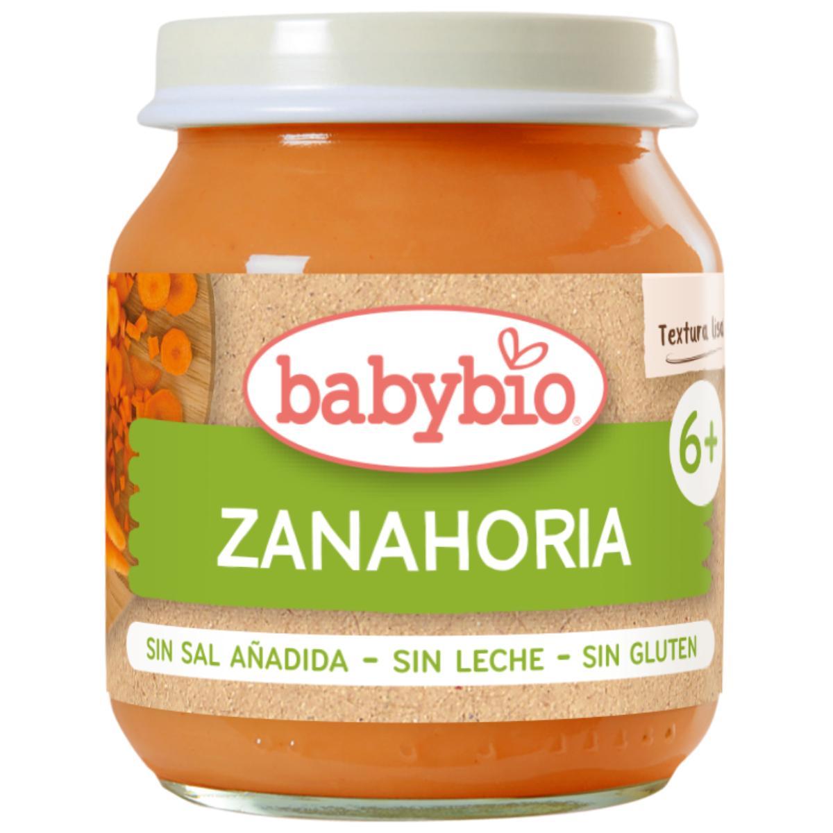 Embalagem de 3 Papinhas de Cenoura Babybio 130 g