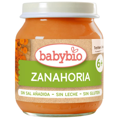 Embalagem de 3 Papinhas de Cenoura Babybio 130 g