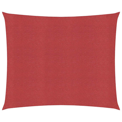 Vidaxl Toldo De Vela Rojo Hdpe 160 G/m² 4,5x4,5 M_0