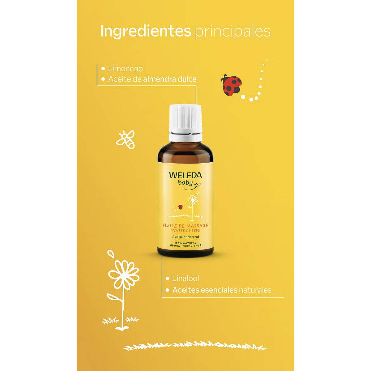Óleo para Barriga de Bebé Weleda, 50ml