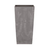 Pote Alto 11,4 L Prosperplast Urbi Square Effect Of Plastic With Crenhe Crey Deposit, 37,5 (alto) X 19,5 (largura) X 19,5 (profundo) Cms