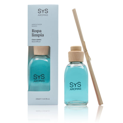 Ambientador Mikado de Ropa Limpia Origins SYS Aromas 250 ml | Aroma Fresco y Limpio | Relajante_0