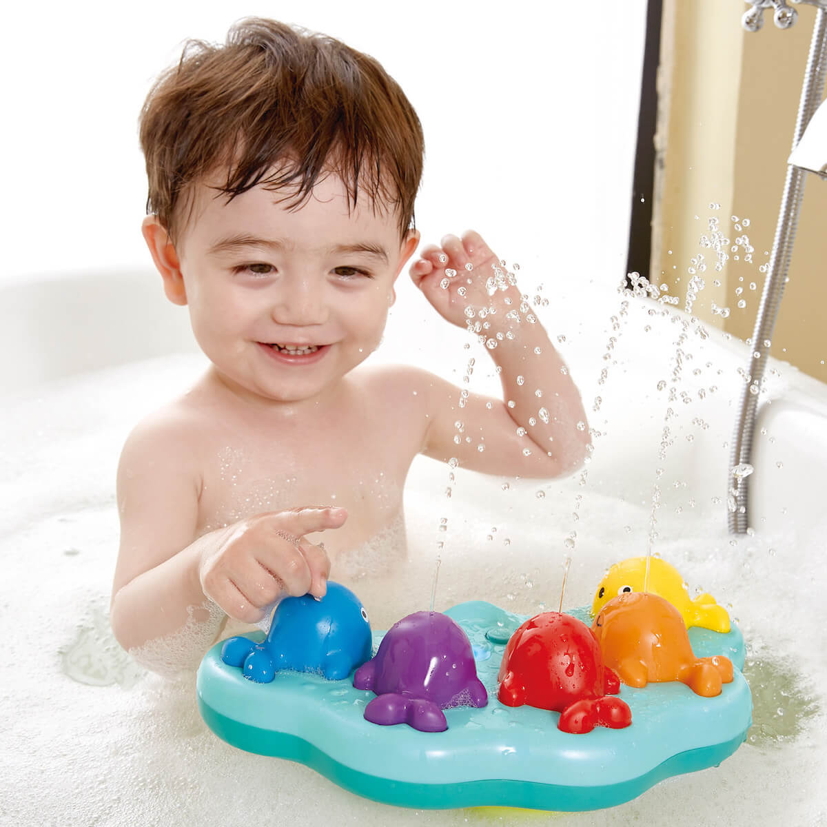 Juguete Baño Musical Whale Fountain Hape_2