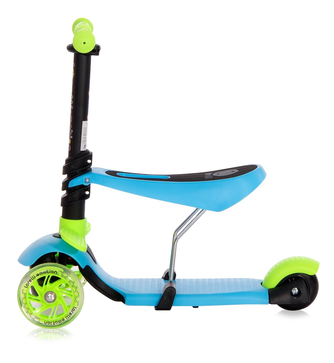 Patinete Infantil Con Asiento Y Respaldo Smart Plus Blue+green_3