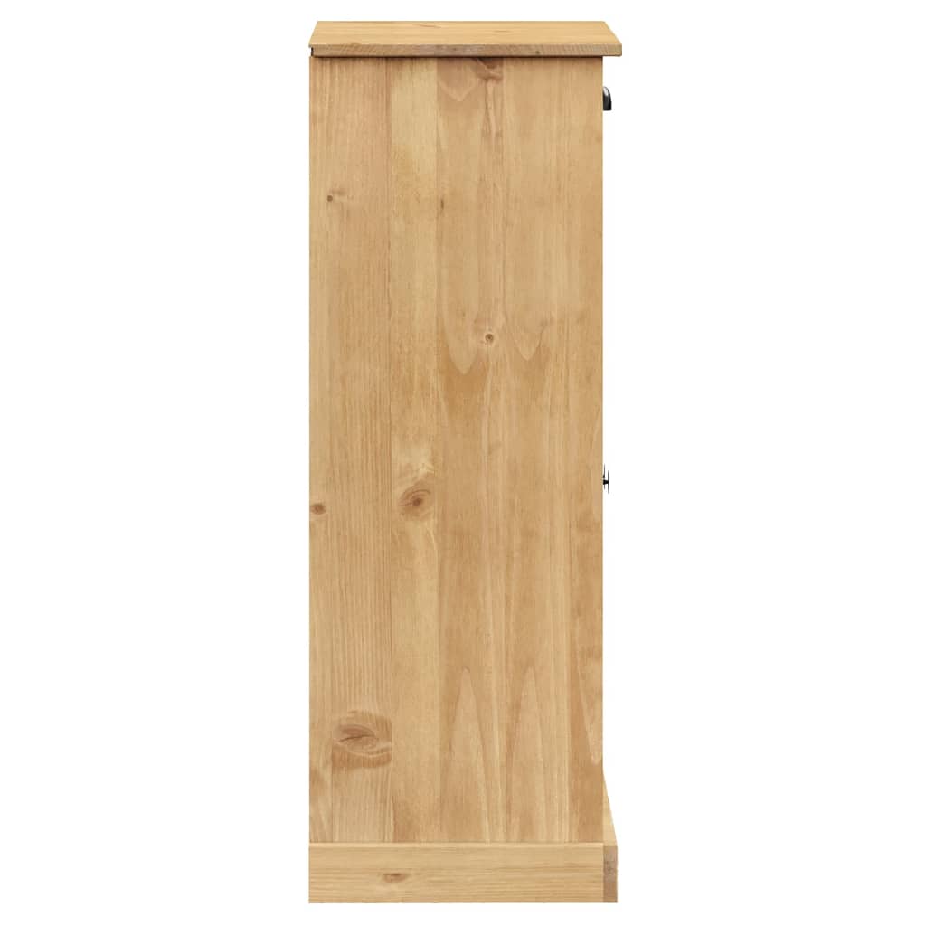 Zapatero Vigo Madera Maciza De Pino 60x35x96 Cm / Vetonek_4