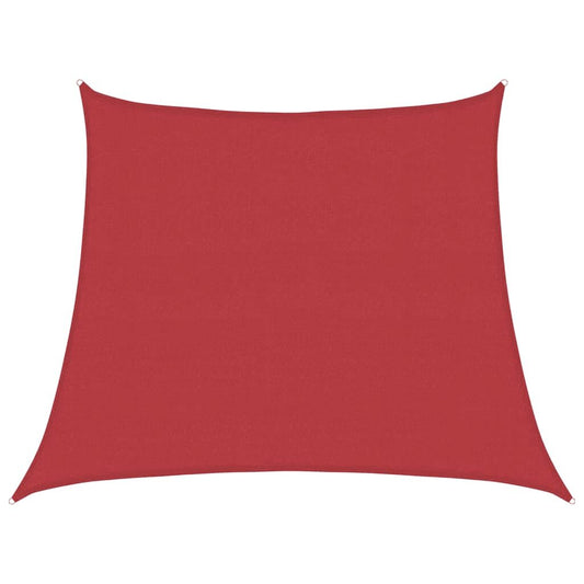 Vidaxl Toldo De Vela Hdpe Rojo 160 G/m² 3/4x3 M_0