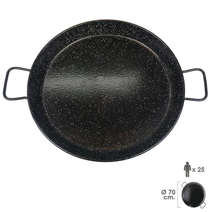 Paellera Valenciana Esmaltada 25personas/ 70 cm_2