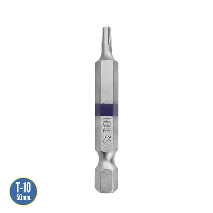 Puntas Largas Destornillador Torx T10 (2 Piezas). Acero S2 Al Cromo Vanadio. Puntas Hexagonales, Destorpuntas,