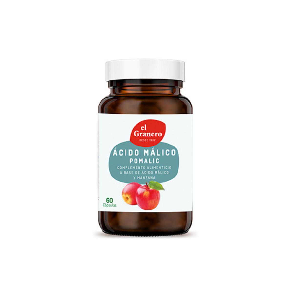 Pomalic (Ácido Málico) El Granero, 60 cápsulas 650 mg