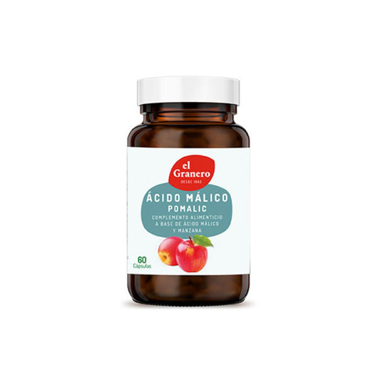 Pomalic (Ácido Málico) El Granero, 60 cápsulas 650 mg
