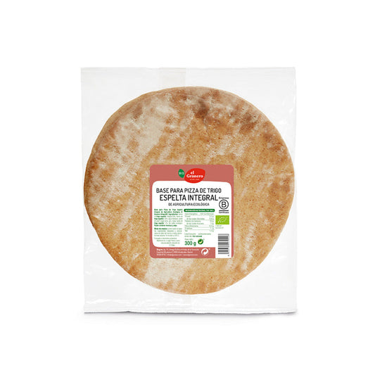 Base de Pizza de Espelta Integral Bio El Granero 2 unidades, 300 g