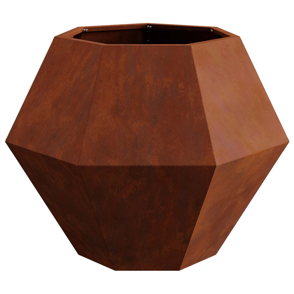 Jardinera Oxidado 75 X 75 X 60 Cm Acero Oxidado_5