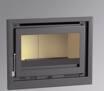 BRICOSOL Insertable de leña con turbinas FM Modelo IT-170 Interior Vermiculita_0