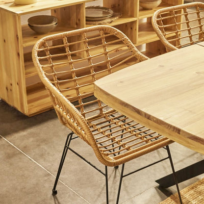 Pack 2 Sillas De Exterior Zaza Rattán, Rattan, 61 X 82 X 56_4