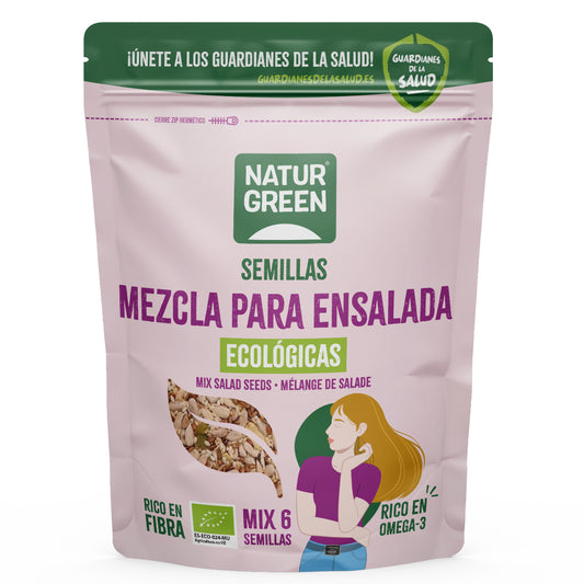 6 Mistura de Sementes para Salada, NaturGreen, 450g