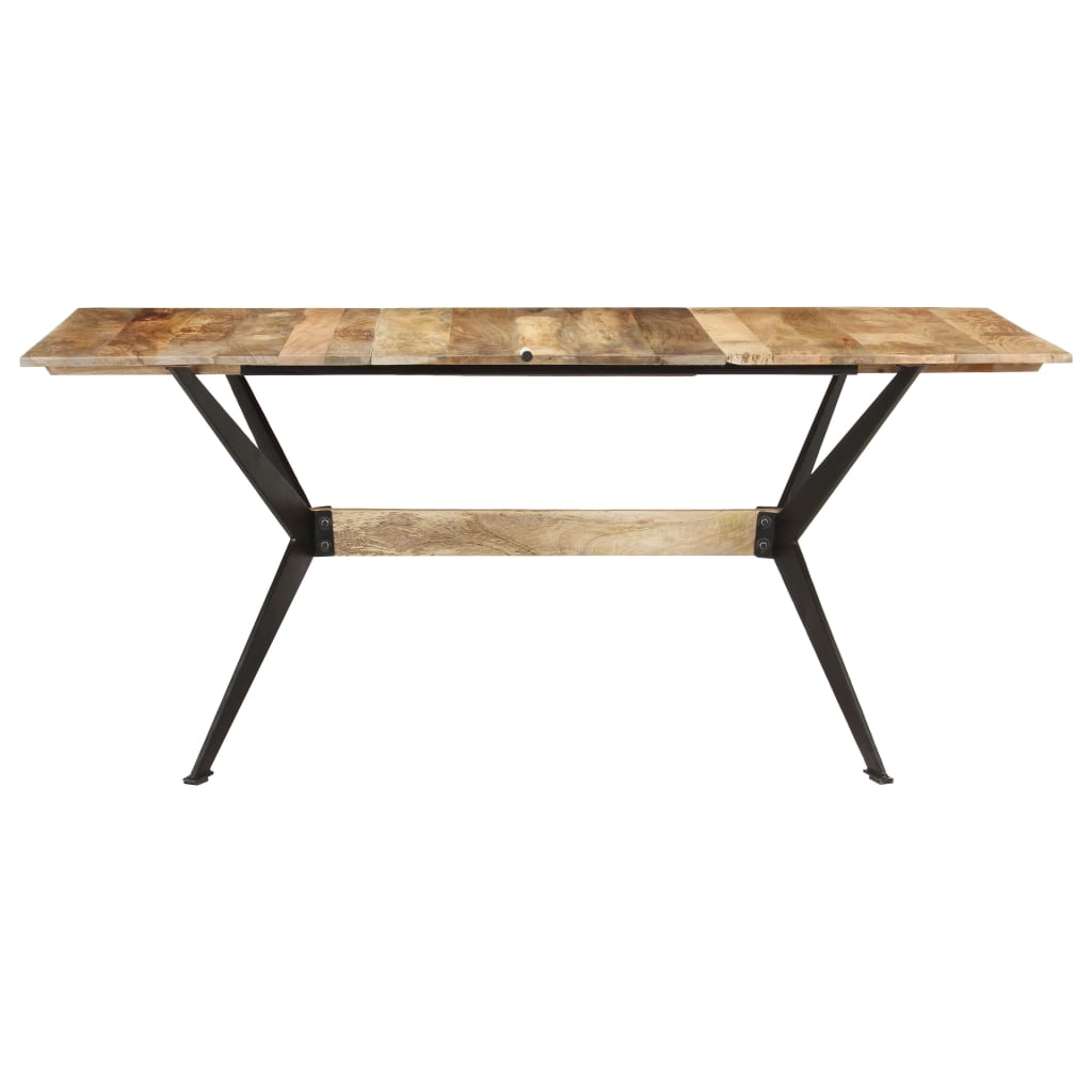 Mesa De Comedor De Madera Maciza De Mango 180x90x76 Cm_0