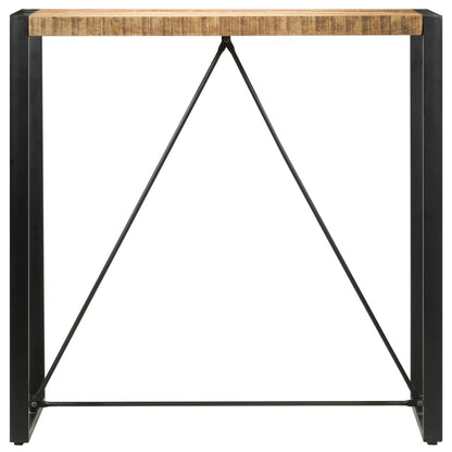 Mesa Alta De Cocina De Madera Maciza De Mango 110x60x110 Cm_0