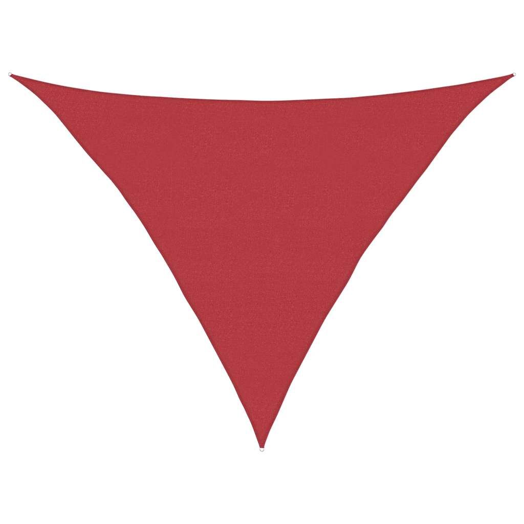 Vidaxl Toldo De Vela Rojo Hdpe 160 G/m² 5x5x6 M_0