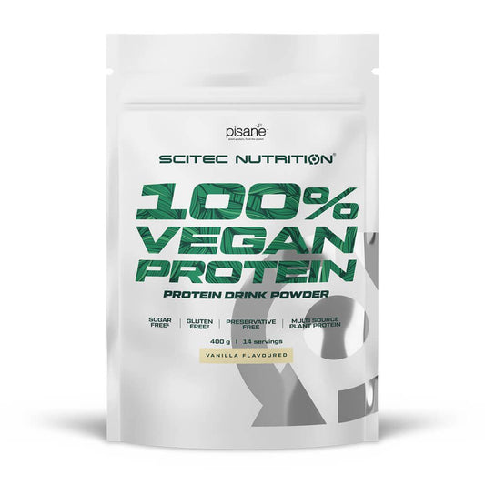 100% Vegan Protein - 400g - Vainilla - Proteína Vegetal - Scitec Nutrition_0