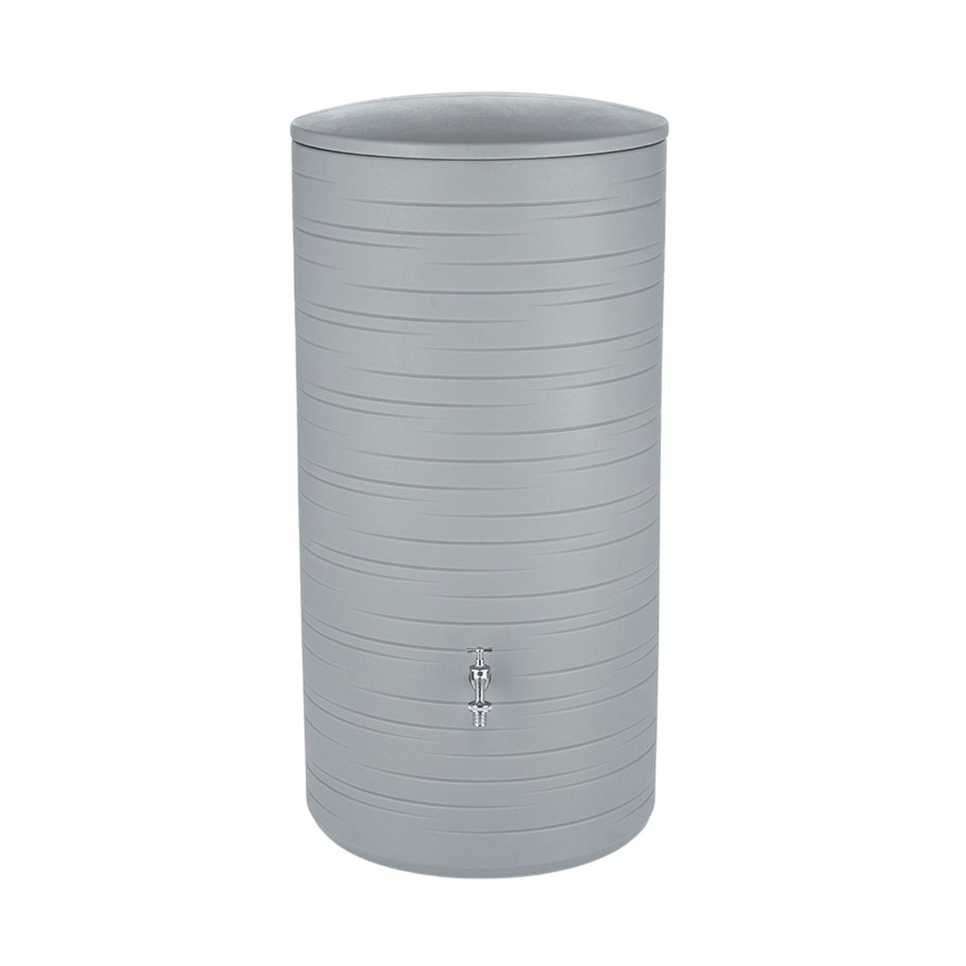 Bidón De Agua De Lluvia Novara 280l Color Gris Frío_0