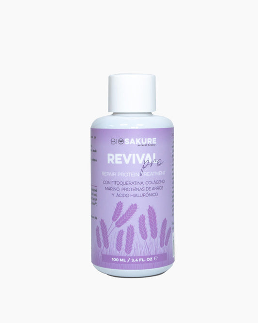 Revival Pro - Tratamiento De Proteínas Intensivo, Cabellos Dañados 100 Ml Bio Sakure_0