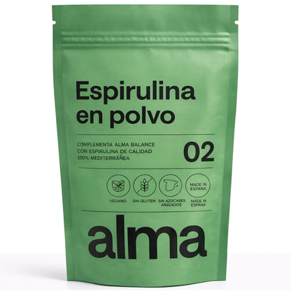 Alma® Espirulina En Polvo 116 G | 100% Pura (ingrediente Único) | Vegana, Sin Gluten Y Sin Azúcares Añadidos_0