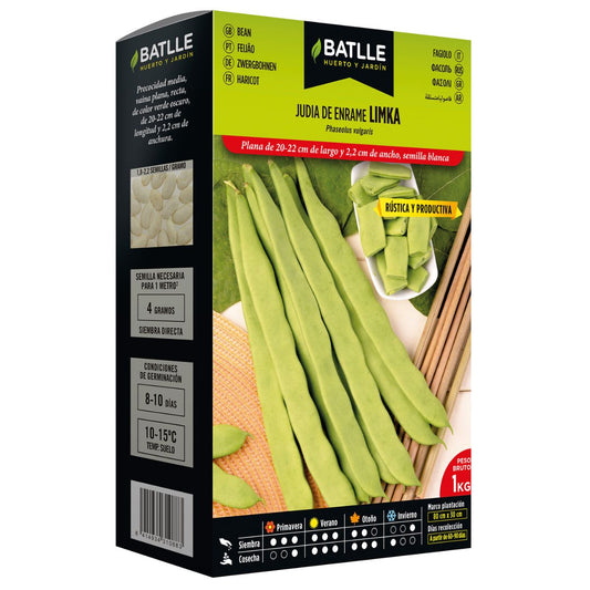 Sementes de feijão-verde Limka 100 gr.