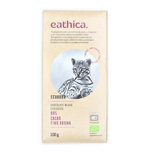 Eathica Chocolate 80% Equador BIO 100 g