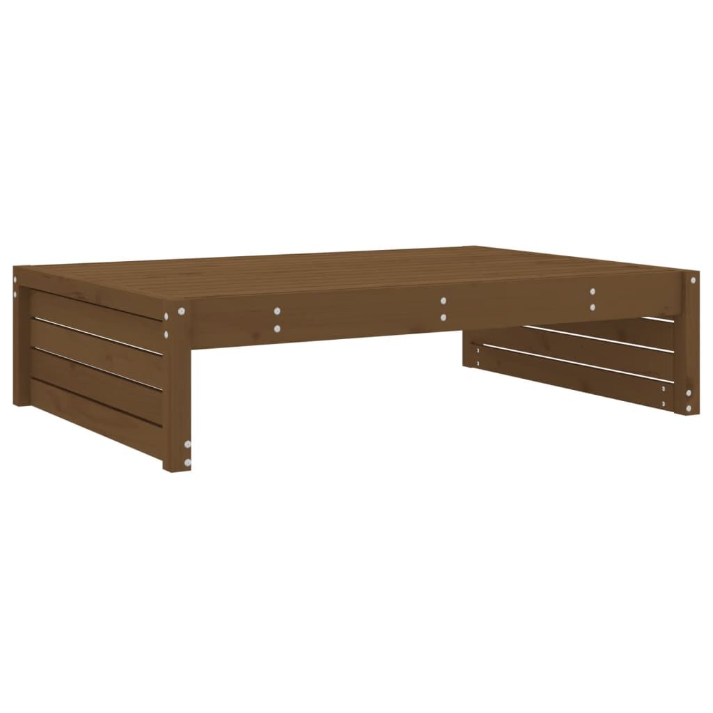 Vidaxl Juego De Muebles Jardín 2 Pzas Madera Maciza Pino Marrón Miel_3