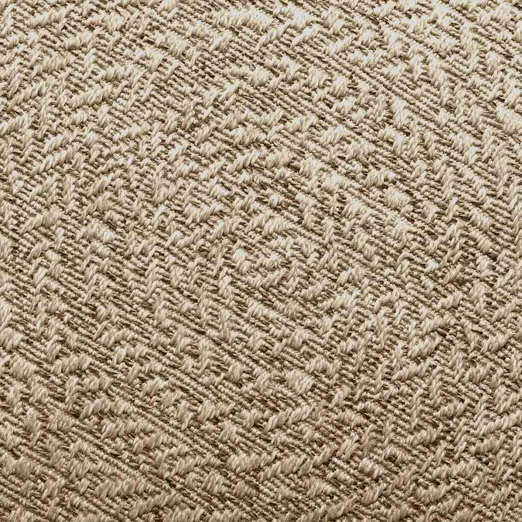 Vidaxl Alfombra Zizur Aspecto Yute Interior/exterior Beige 200x200 Cm_3
