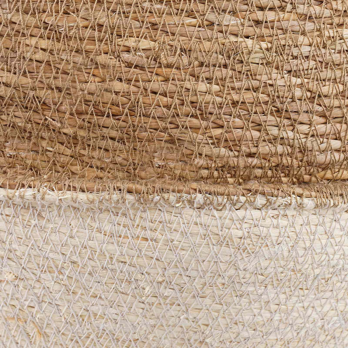 Maceta Con Asas 2 Uds. Blanco Ø 32 X 32 Cm 100% Hierba Marina_4