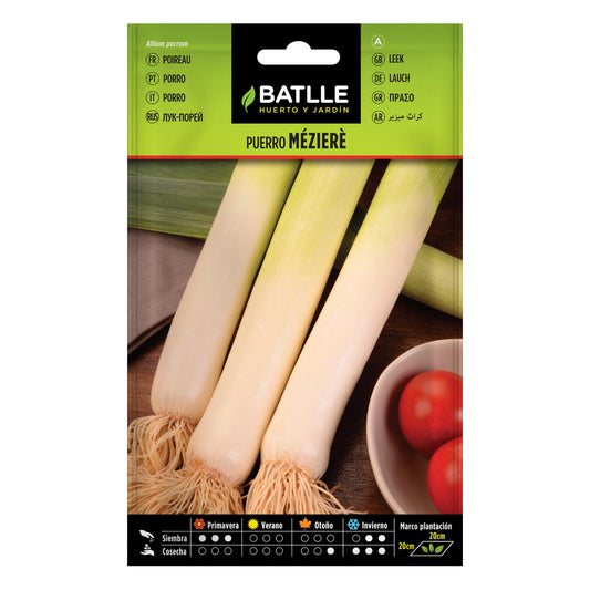 Sementes de alho-francês longas Mézière Batlle