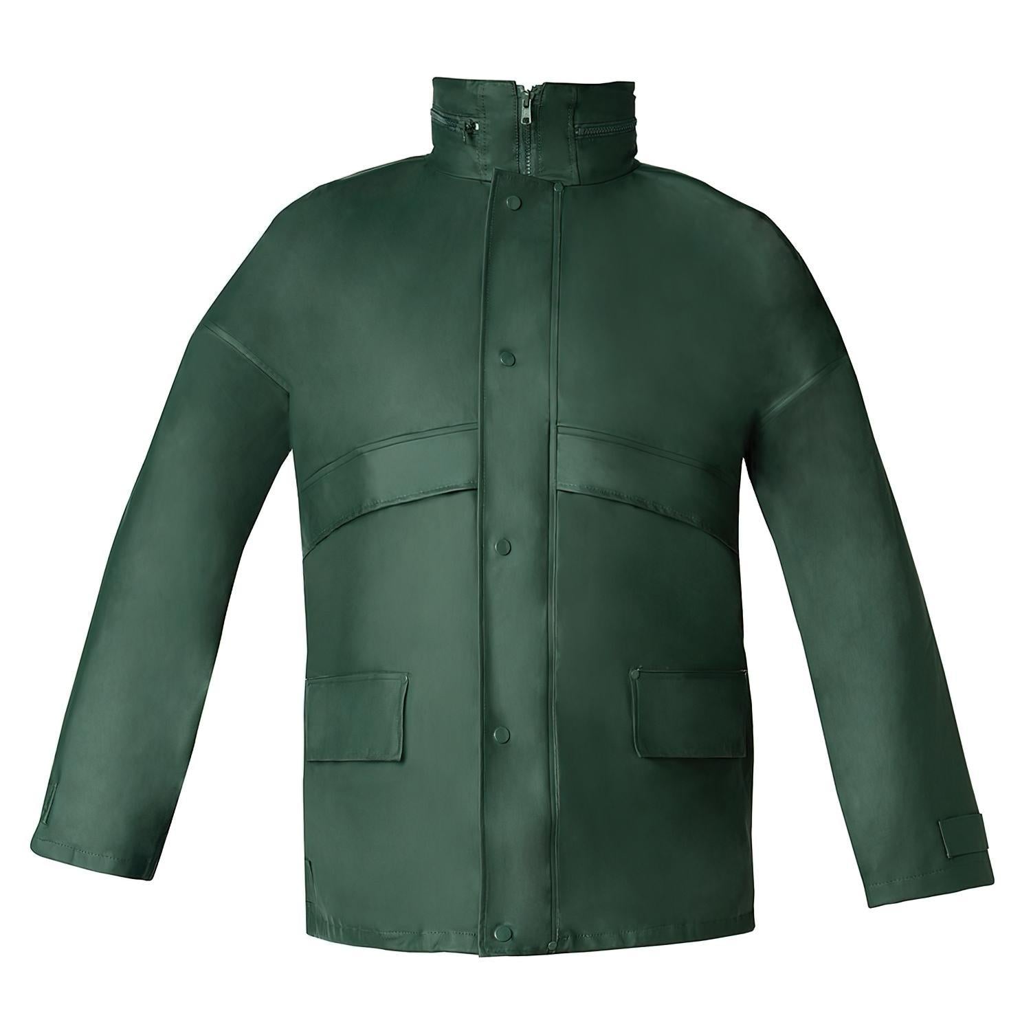 Traje De Agua Impermeable Verde Poliuretano Talla 7-l_1