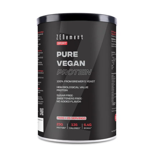 Proteína Pura Vegan, 100% Levedura de Cerveja, Sem Açúcar ou Adoçantes, 750 g