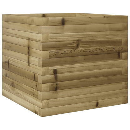 Jardinera De Madera De Pino Impregnada 50x50x45,5 Cm_0