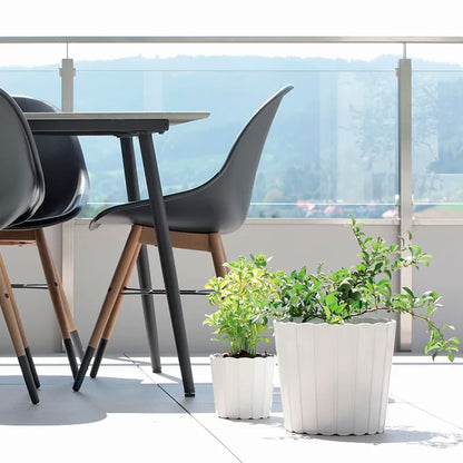Maceta Boardee Basic 0,8l., Dimensiones (mm) 120x120x109, Color Marrón_3