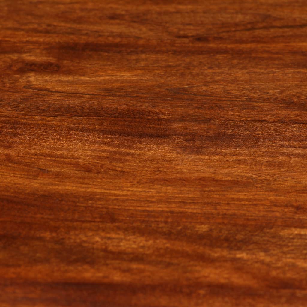 Mesa De Comedor Madera Maciza De Acacia Acabado Miel 80x76 Cm_2