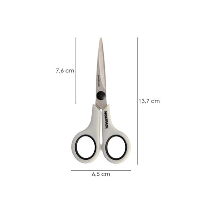 Tijeras Multiuso Acero Inoxidable 5,5 / 140 Mm. Hojas Acero Inoxidable, Mango Comodo Y Suave