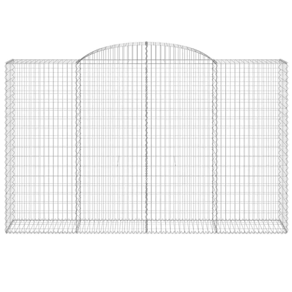 Cestas De Gaviones 15 Uds Forma De Arco Hierro 300x50x180/200cm_3