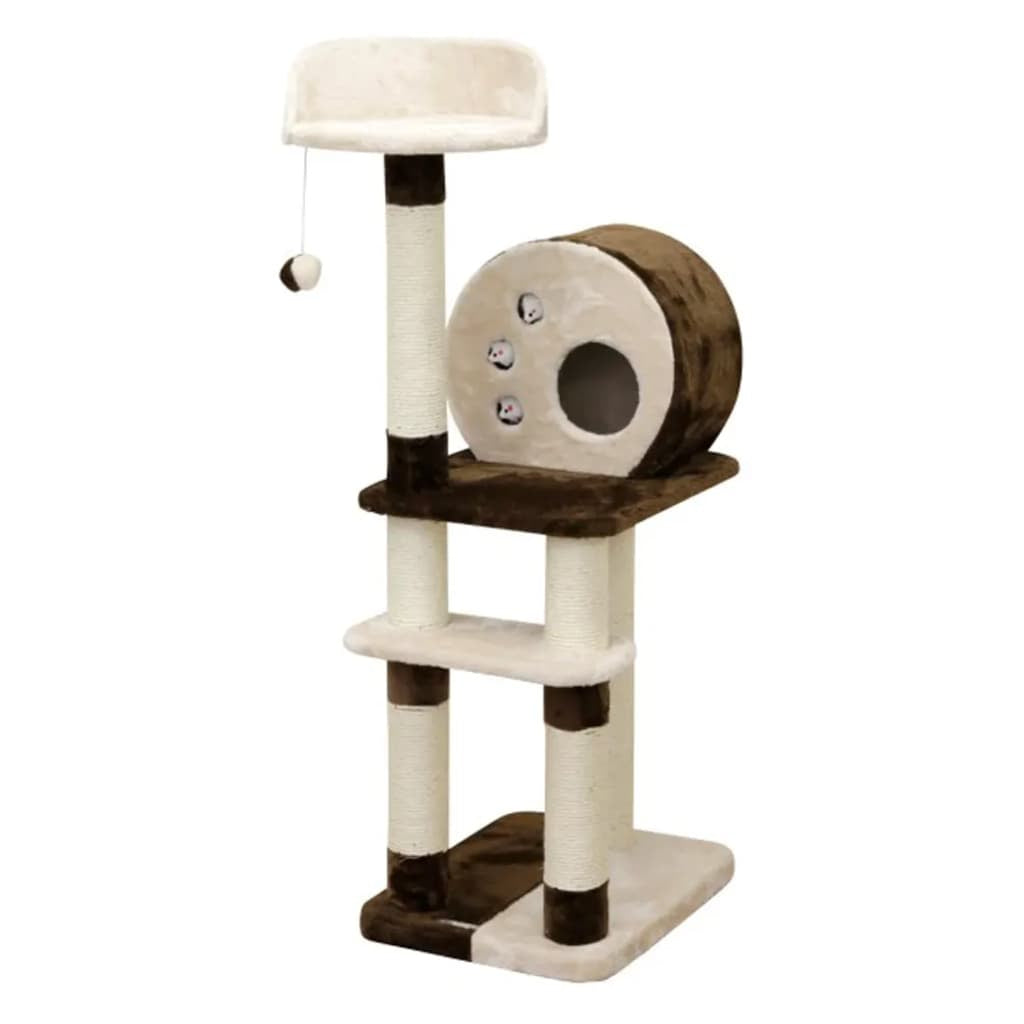 Kerbl Poste Rascador Para Gatos Planet X Marrón Y Beige 127 Cm_0