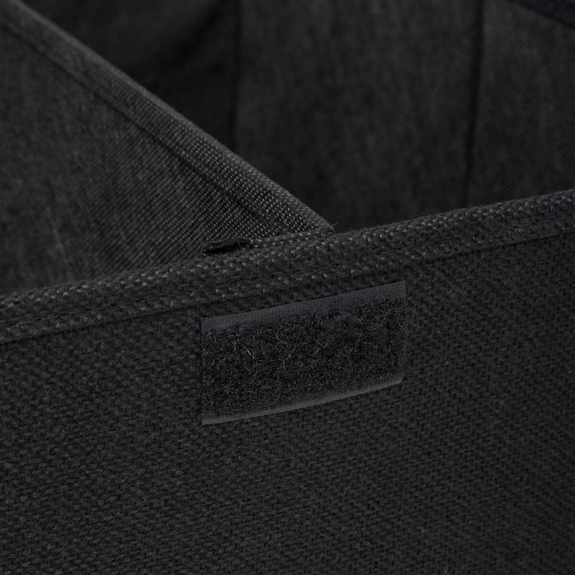 Cesta De Ropa Colors 74l Mdf Y Poliéster Negro Kohl_4