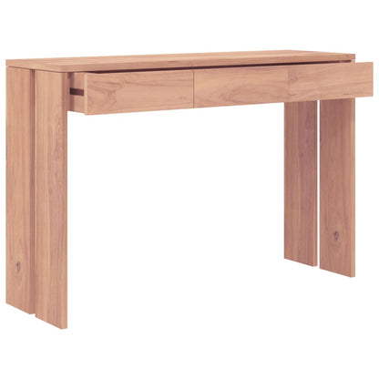 Mesa Consola De Madera Maciza De Teca 110x35x75 Cm_1