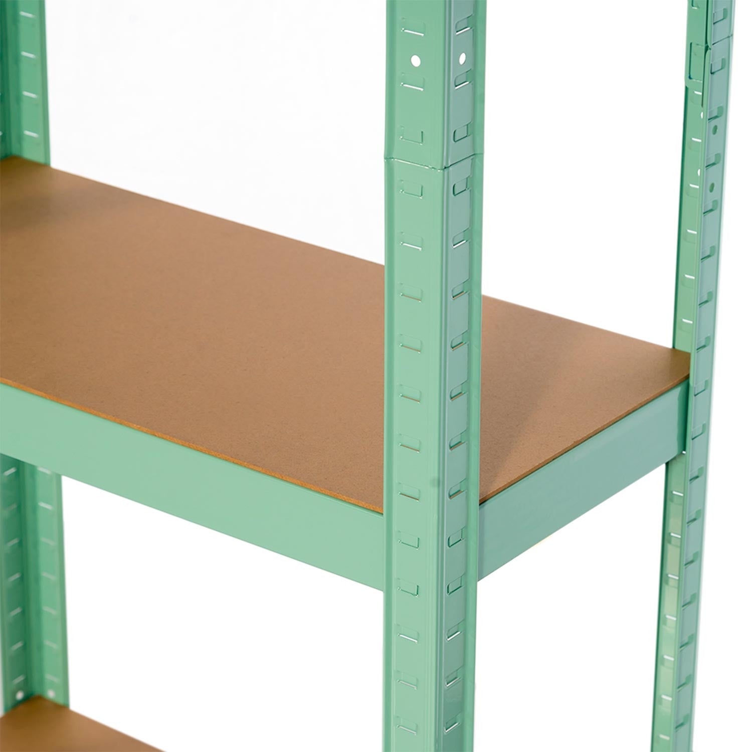Pack 2 Estanterías Metálicas Con 4 Baldas Ajustables 148x60x30cm 240kg_2
