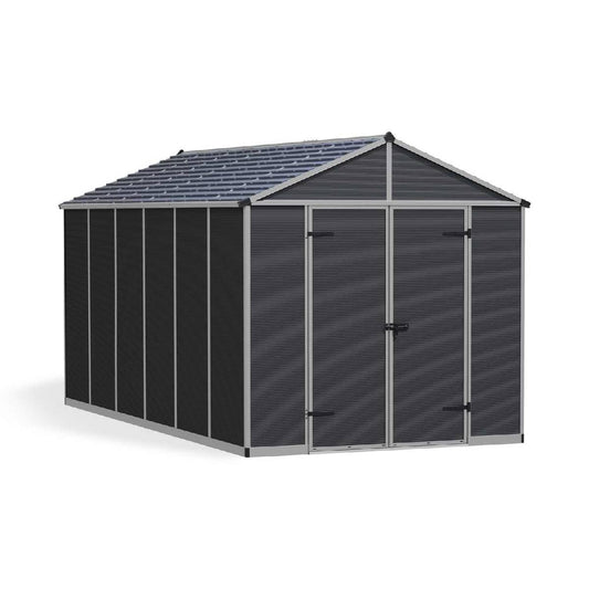 Telheiro de jardim Rubicon 237x452 cm Canopia cinzento escuro
